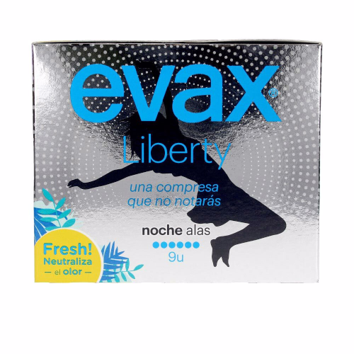 COMPRESAS TOCOLOGICAS EVAX LIBERTY NOCHE CON ALAS