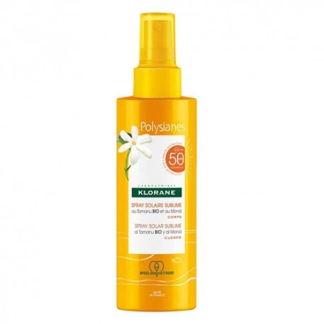 KLORANE PROTECCIÓN BAJA: PIELES YA BRONCEADAS GEL NACARADO AL MONOÏ SPF 10