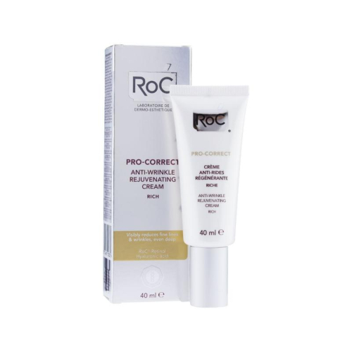 ROC PRO-CORRECT CREMA ANTI-ARRUGAS REJUVENECEDORA TEXTURA RICA