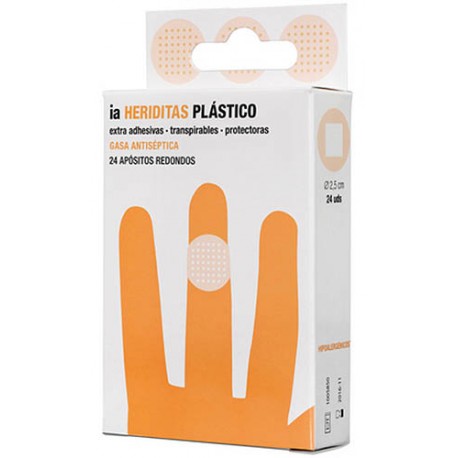 INTERAPOTHEK APOSITO ADHESIVO CLASICOS REDONDOS 24 U