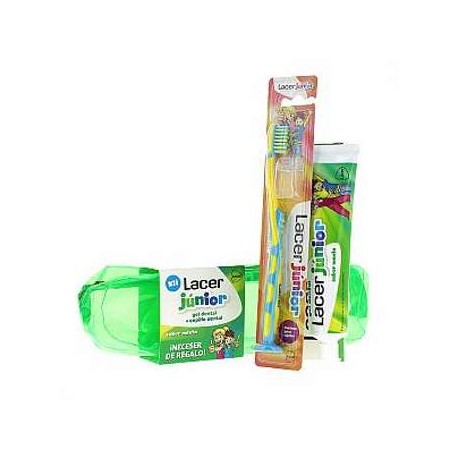 lacer-junior-kit-gel-dental-menta-75ml-cepillo-dental-neceser-