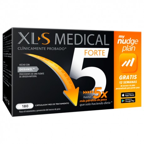 XLS MEDICAL FORTE5 NUDGE 180 COMPRIMIDOS
