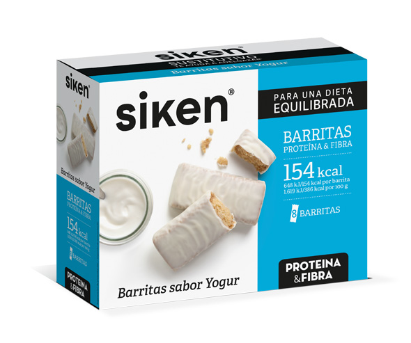 SIKEN SUSTITUTIVO BARRITAS YOGUR 8 Uds