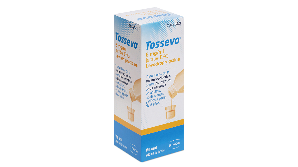TOSSEVO 6 MG/ML JARABE EFG , 1 frasco de 200 ml TOSSEVO 6 MG/ML JARABE EFG , 1 frasco de 200 ml