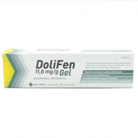 DOLIFEN 11,6 MG/G GEL , 1 tubo de 60 g