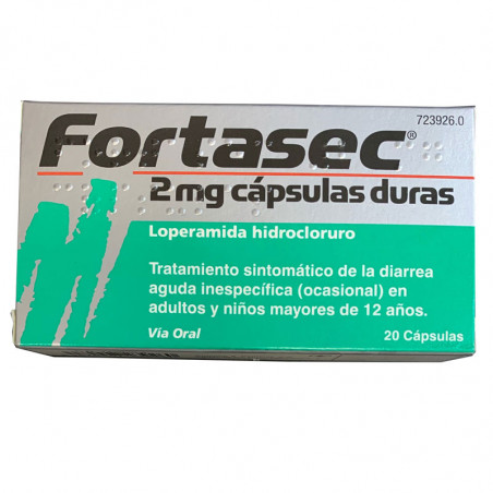 FORTASEC 2 mg CAPSULAS DURAS, 20 cápsulas FORTASEC 2 mg CAPSULAS DURAS, 20 cápsulas