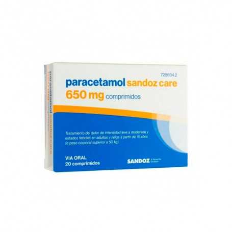 sandoz-paracetamol-care-efg-650-mg-20-comprimidos