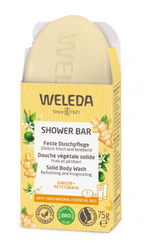 WELEDA JABON DE DUCHA SOLIDO DE JENGIBRE+PETITGRAIN 75 GR
