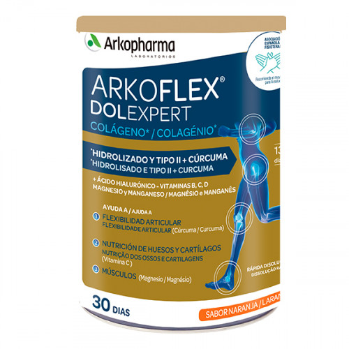 ARKOFLEX COLÁGENO FÓRMULA EXPERT SABOR NARANJA 390g