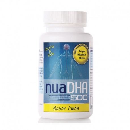 Nua Biological Nua Dha 500 30 Perlas Sabor Limón