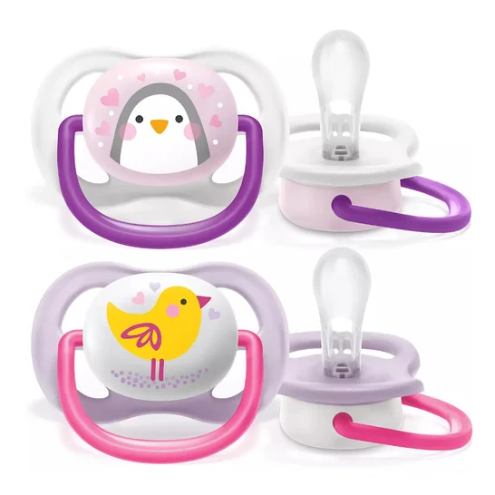 CHUPETE SILICON AVENT ULTRAAIR ANIMAL 6-18M NIÑA