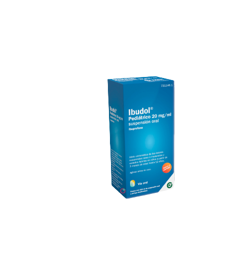IBUDOL PEDIATRICO 20 MG/ML SUSPENSION ORAL EFG, 1 frasco de 200 ml IBUDOL PEDIATRICO 20 MG/ML SUSPENSION ORAL EFG, 1 frasco de 200 ml